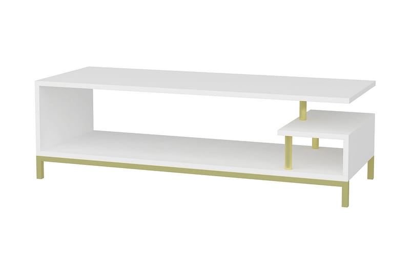 TV-taso Zakkum 120x37,6 cm - Kulta - Huonekalut - TV- & Mediakalusteet - Tv taso & Mediataso