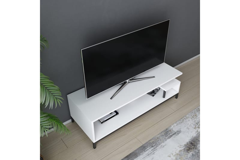 TV-taso Zakkum 120x37,6 cm - Musta - Huonekalut - TV- & Mediakalusteet - Tv taso & Mediataso