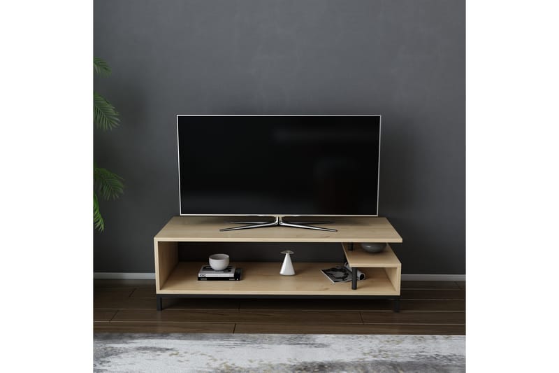 TV-taso Zakkum 120x37,6 cm - Musta - Huonekalut - TV- & Mediakalusteet - Tv taso & Mediataso