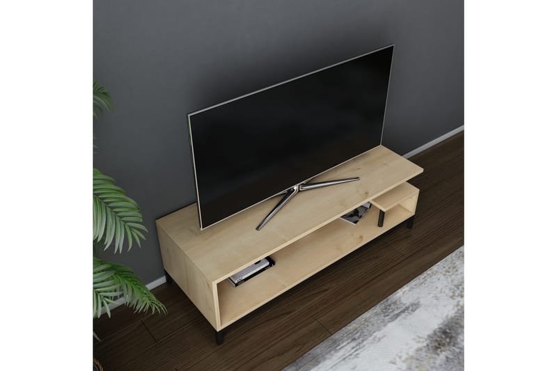 TV-taso Zakkum 120x37,6 cm - Musta - Huonekalut - TV- & Mediakalusteet - Tv taso & Mediataso