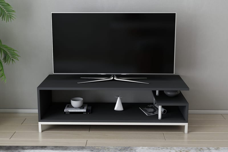 TV-taso Zakkum 120x37,6 cm - Valkoinen - Huonekalut - TV- & Mediakalusteet - Tv taso & Mediataso