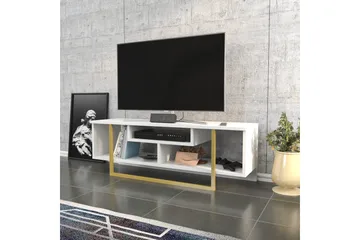 TV-taso Zakkum 120x40,2 cm - Kulta - Huonekalut - TV- & Mediakalusteet - Tv taso & Mediataso