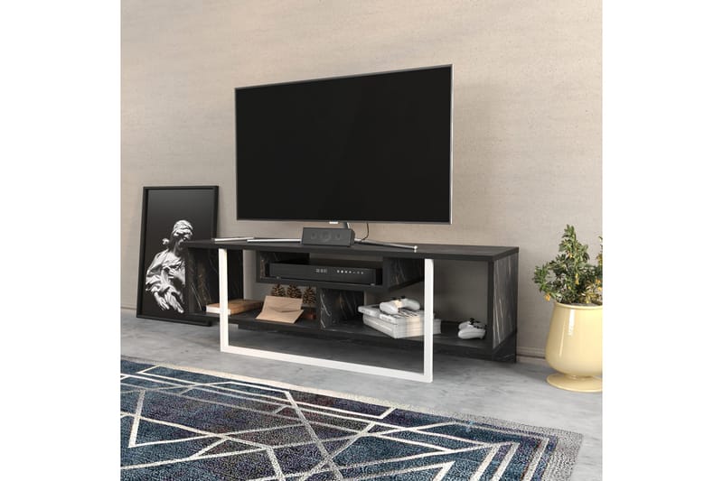 TV-taso Zakkum 120x40,2 cm - Musta - Huonekalut - TV- & Mediakalusteet - Tv taso & Mediataso