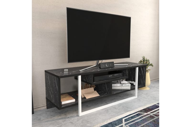 TV-taso Zakkum 120x40,2 cm - Musta - Huonekalut - TV- & Mediakalusteet - Tv taso & Mediataso