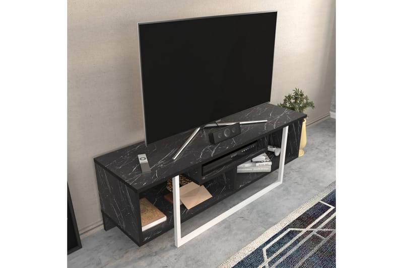 TV-taso Zakkum 120x40,2 cm - Musta - Huonekalut - TV- & Mediakalusteet - Tv taso & Mediataso