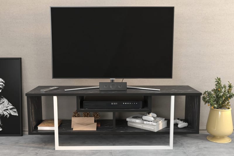 TV-taso Zakkum 120x40,2 cm - Musta - Huonekalut - TV- & Mediakalusteet - Tv taso & Mediataso