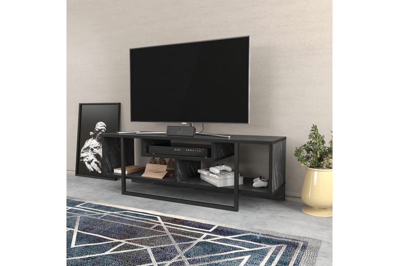 TV-taso Zakkum 120x40,2 cm - Musta - Huonekalut - TV- & Mediakalusteet - Tv taso & Mediataso