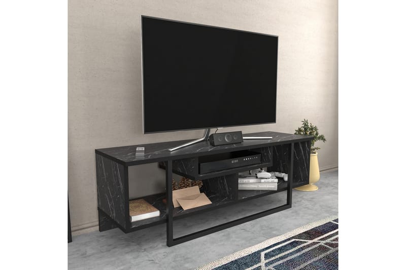 TV-taso Zakkum 120x40,2 cm - Musta - Huonekalut - TV- & Mediakalusteet - Tv taso & Mediataso