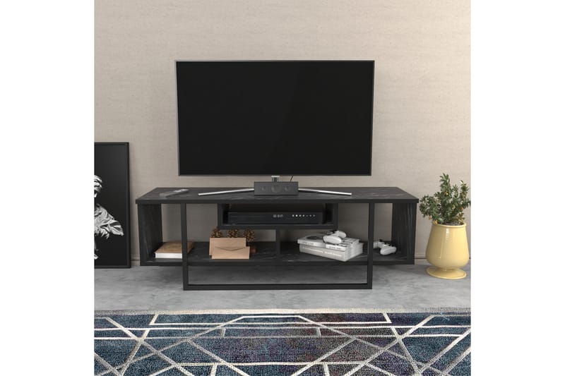 TV-taso Zakkum 120x40,2 cm - Musta - Huonekalut - TV- & Mediakalusteet - Tv taso & Mediataso