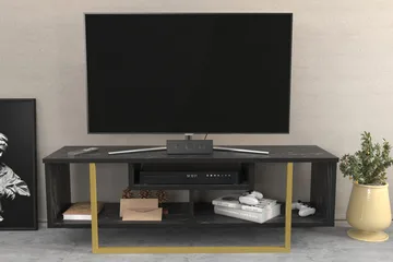 TV-taso Zakkum 120x40,2 cm - Musta - Huonekalut - TV- & Mediakalusteet - Tv taso & Mediataso