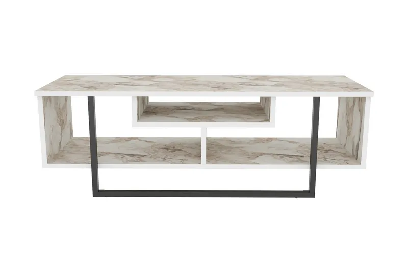TV-taso Zakkum 120x40,2 cm - Valkoinen - Huonekalut - TV- & Mediakalusteet - Tv taso & Mediataso