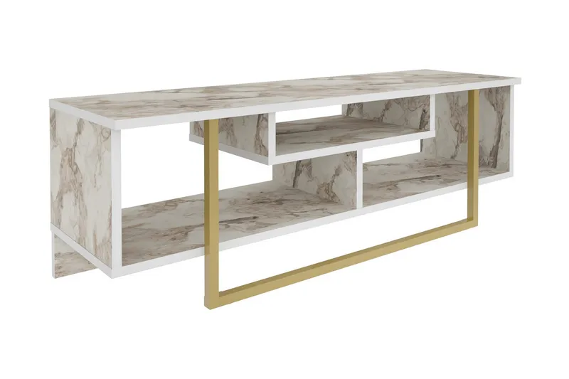 TV-taso Zakkum 120x40,2 cm, Valkoinen