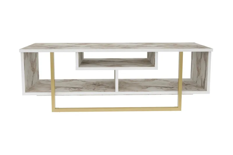 TV-taso Zakkum 120x40,2 cm - Valkoinen - Huonekalut - TV- & Mediakalusteet - Tv taso & Mediataso