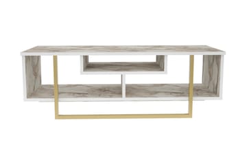 TV-taso Zakkum 120x40,2 cm - Valkoinen - Huonekalut - TV- & Mediakalusteet - Tv taso & Mediataso