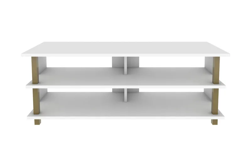 TV-taso Zakkum 120x47,4 cm - Kulta - Huonekalut - TV- & Mediakalusteet - Tv taso & Mediataso