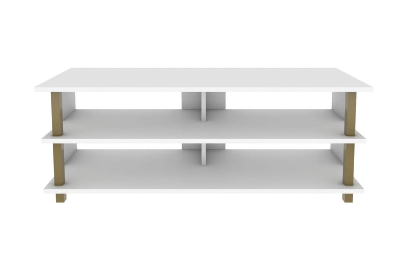 TV-taso Zakkum 120x47,4 cm - Kulta - Huonekalut - TV- & Mediakalusteet - Tv taso & Mediataso