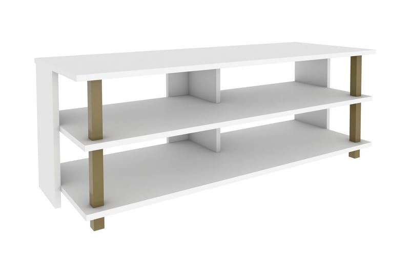 TV-taso Zakkum 120x47,4 cm - Kulta - Huonekalut - TV- & Mediakalusteet - Tv taso & Mediataso