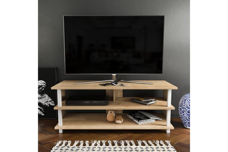 TV-taso Zakkum 120x47,4 cm - Valkoinen - Huonekalut - TV- & Mediakalusteet - Tv taso & Mediataso