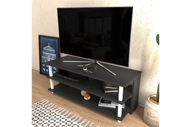 TV-taso Zakkum 120x47,4 cm - Valkoinen - Huonekalut - TV- & Mediakalusteet - Tv taso & Mediataso