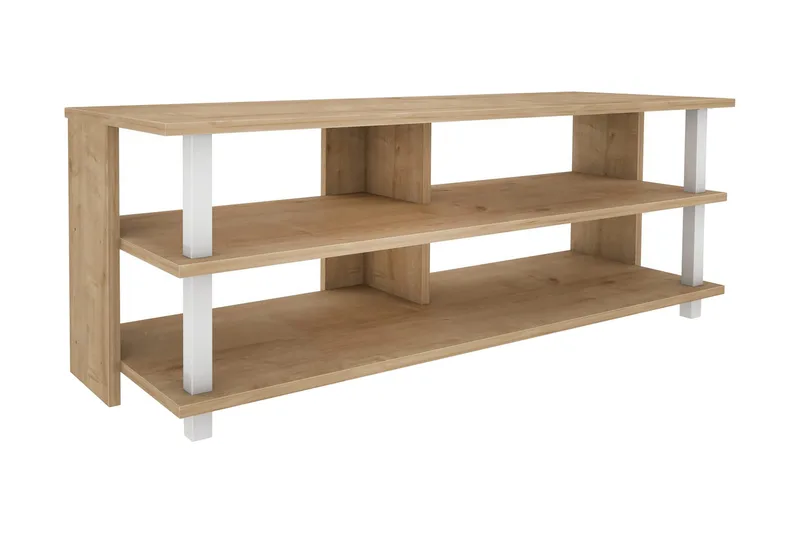 TV-taso Zakkum 120x47,4 cm, Valkoinen