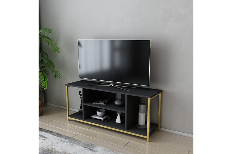 TV-taso Zakkum 120x50,8 cm - Antrasiitti - Huonekalut - TV- & Mediakalusteet - Tv taso & Mediataso