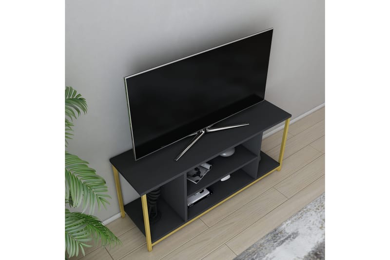 TV-taso Zakkum 120x50,8 cm - Antrasiitti - Huonekalut - TV- & Mediakalusteet - Tv taso & Mediataso