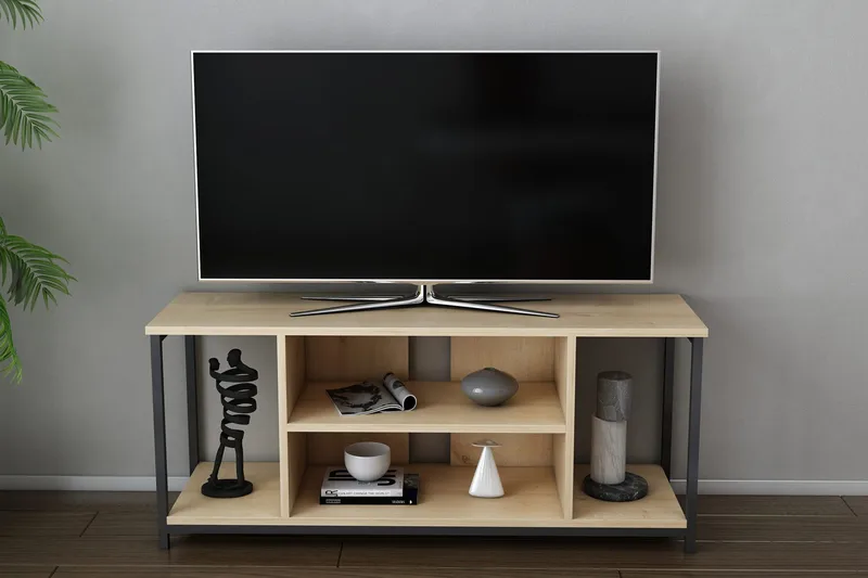 TV-taso Zakkum 120x50,8 cm - Musta - Huonekalut - TV- & Mediakalusteet - Tv taso & Mediataso