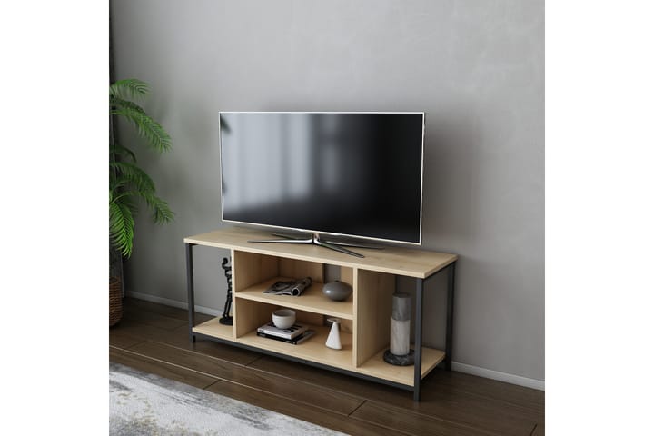TV-taso Zakkum 120x50,8 cm - Musta - Tv taso & Mediataso