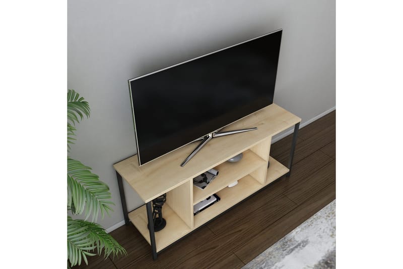 TV-taso Zakkum 120x50,8 cm - Musta - Huonekalut - TV- & Mediakalusteet - Tv taso & Mediataso