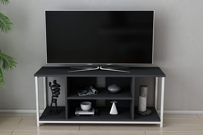 TV-taso Zakkum 120x50,8 cm - Valkoinen - Huonekalut - TV- & Mediakalusteet - Tv taso & Mediataso