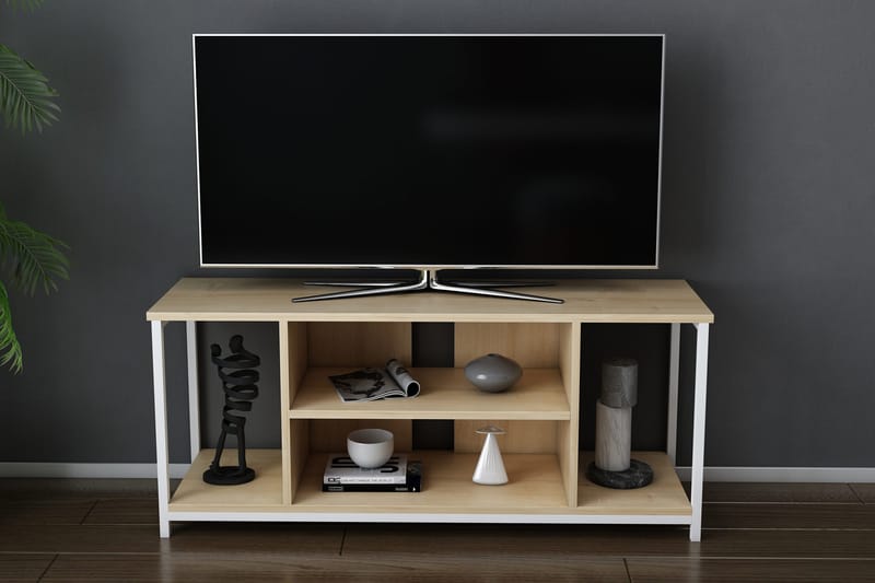 TV-taso Zakkum 120x50,8 cm - Valkoinen - Huonekalut - TV- & Mediakalusteet - Tv taso & Mediataso