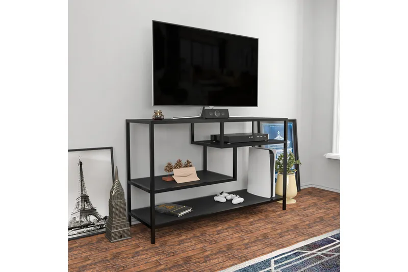TV-taso Zakkum 120x75 cm - Antrasiitti - Huonekalut - TV- & Mediakalusteet - Tv taso & Mediataso
