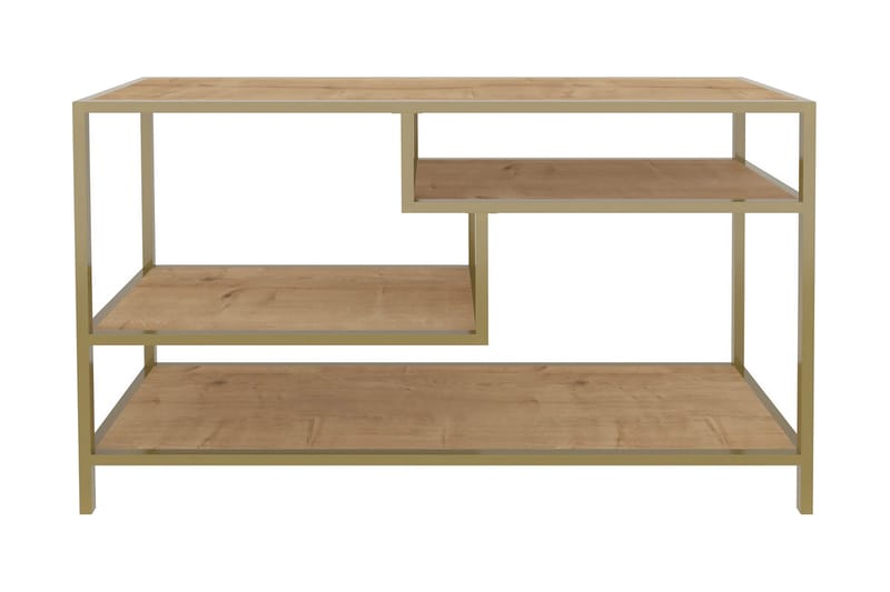 TV-taso Zakkum 120x75 cm - Kulta - Huonekalut - TV- & Mediakalusteet - Tv taso & Mediataso