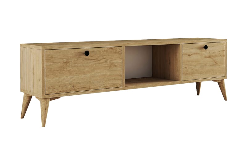 TV-taso Zakkum 138x42,6 cm - Ruskea - Huonekalut - TV- & Mediakalusteet - Tv taso & Mediataso