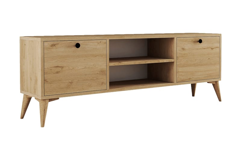 TV-taso Zakkum 138x42,6 cm - Ruskea - Huonekalut - TV- & Mediakalusteet - Tv taso & Mediataso
