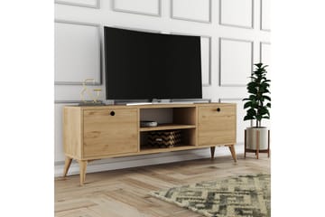 TV-taso Zakkum 138x42,6 cm - Ruskea - Huonekalut - TV- & Mediakalusteet - Tv taso & Mediataso