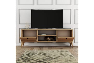 TV-taso Zakkum 138x42,6 cm - Ruskea - Huonekalut - TV- & Mediakalusteet - Tv taso & Mediataso