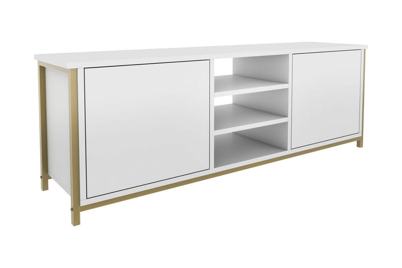 TV-taso Zakkum 140x50,8 cm - Kulta - Huonekalut - TV- & Mediakalusteet - Tv taso & Mediataso