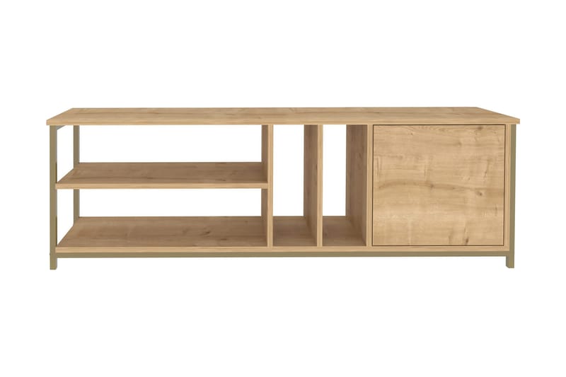 TV-taso Zakkum 140x50,8 cm - Kulta - Huonekalut - TV- & Mediakalusteet - Tv taso & Mediataso