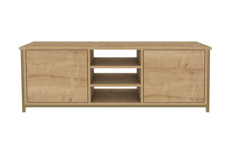 TV-taso Zakkum 140x50,8 cm - Kulta - Huonekalut - TV- & Mediakalusteet - Tv taso & Mediataso