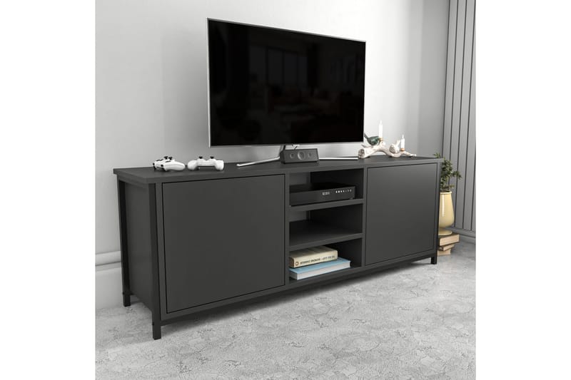TV-taso Zakkum 140x50,8 cm - Musta - Huonekalut - TV- & Mediakalusteet - Tv taso & Mediataso