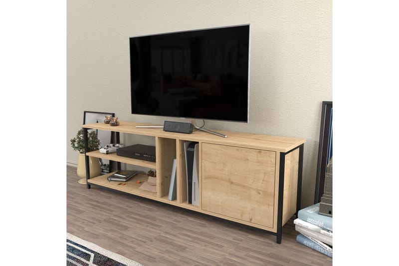 TV-taso Zakkum 140x50,8 cm - Musta - Huonekalut - TV- & Mediakalusteet - Tv taso & Mediataso