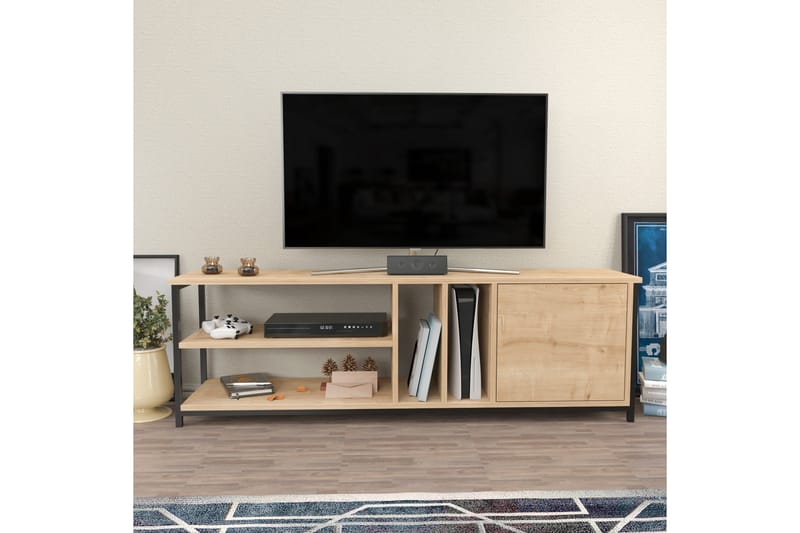TV-taso Zakkum 140x50,8 cm - Musta - Huonekalut - TV- & Mediakalusteet - Tv taso & Mediataso