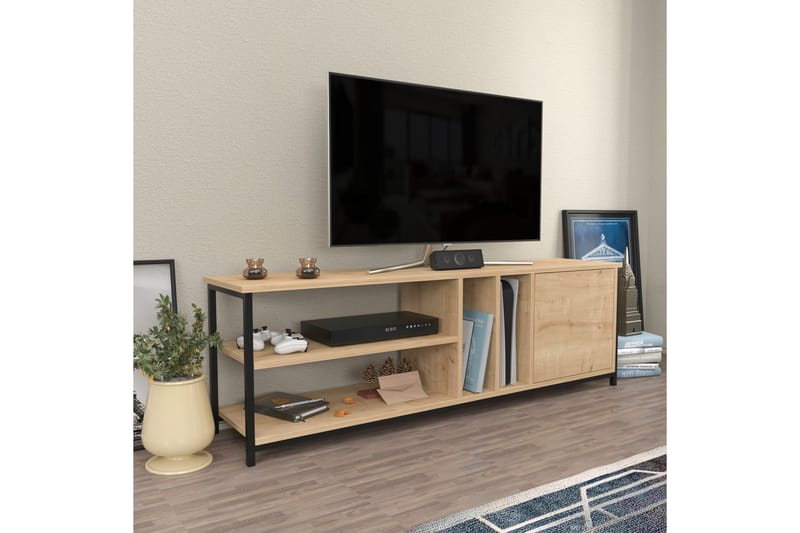 TV-taso Zakkum 140x50,8 cm - Musta - Huonekalut - TV- & Mediakalusteet - Tv taso & Mediataso