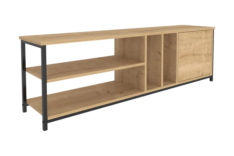 TV-taso Zakkum 140x50,8 cm, Musta