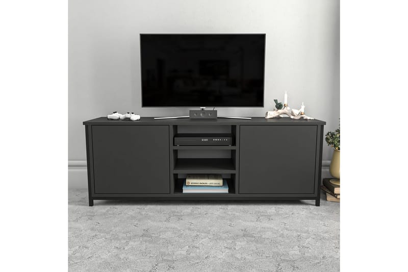 TV-taso Zakkum 140x50,8 cm - Musta - Huonekalut - TV- & Mediakalusteet - Tv taso & Mediataso