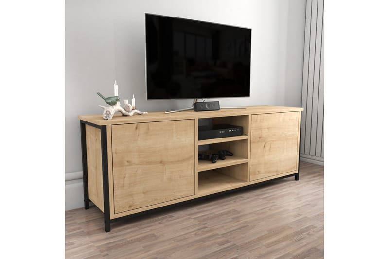 TV-taso Zakkum 140x50,8 cm - Ruskea - Huonekalut - TV- & Mediakalusteet - Tv taso & Mediataso