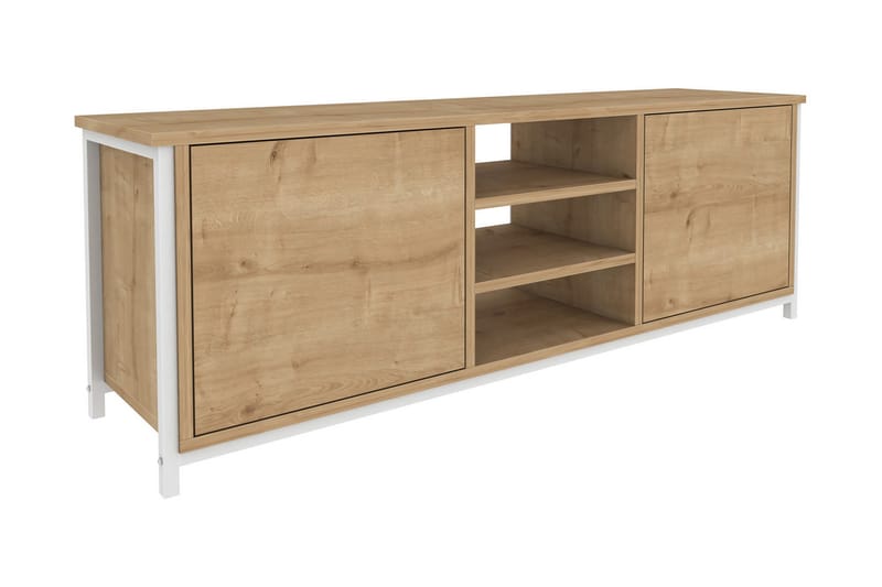 TV-taso Zakkum 140x50,8 cm - Valkoinen - Huonekalut - TV- & Mediakalusteet - Tv taso & Mediataso