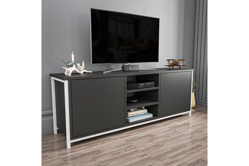 TV-taso Zakkum 140x50,8 cm - Valkoinen - Huonekalut - TV- & Mediakalusteet - Tv taso & Mediataso