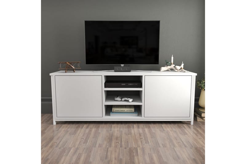 TV-taso Zakkum 140x50,8 cm - Valkoinen - Huonekalut - TV- & Mediakalusteet - Tv taso & Mediataso